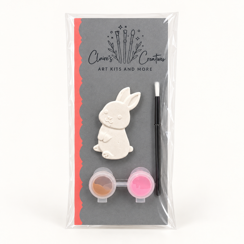 Bunny Paint-Your-Own Plaster Kit by Claire's Creatives