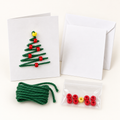 Yarn Stitch Christmas Tree Card
