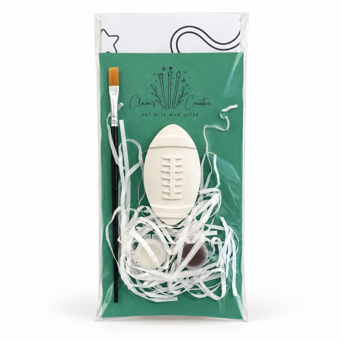 Football Paint-Your-Own Plaster Kit by Claire's Creatives
