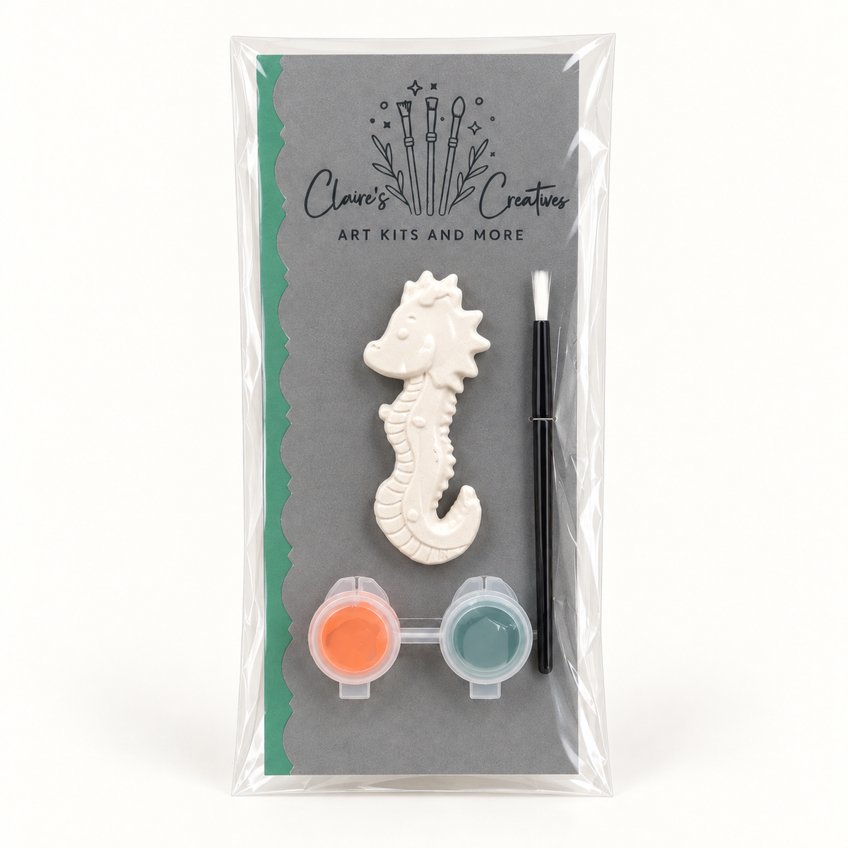 Seahorse Paint-Your-Own Plaster Kit by Claire's Creatives
