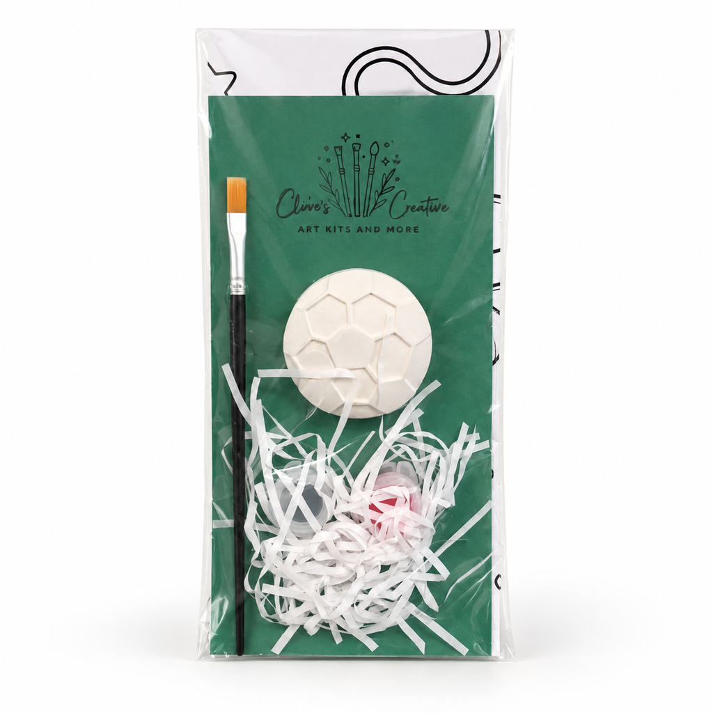 Soccer Ball Paint-Your-Own Plaster Kit by Claire's Creatives