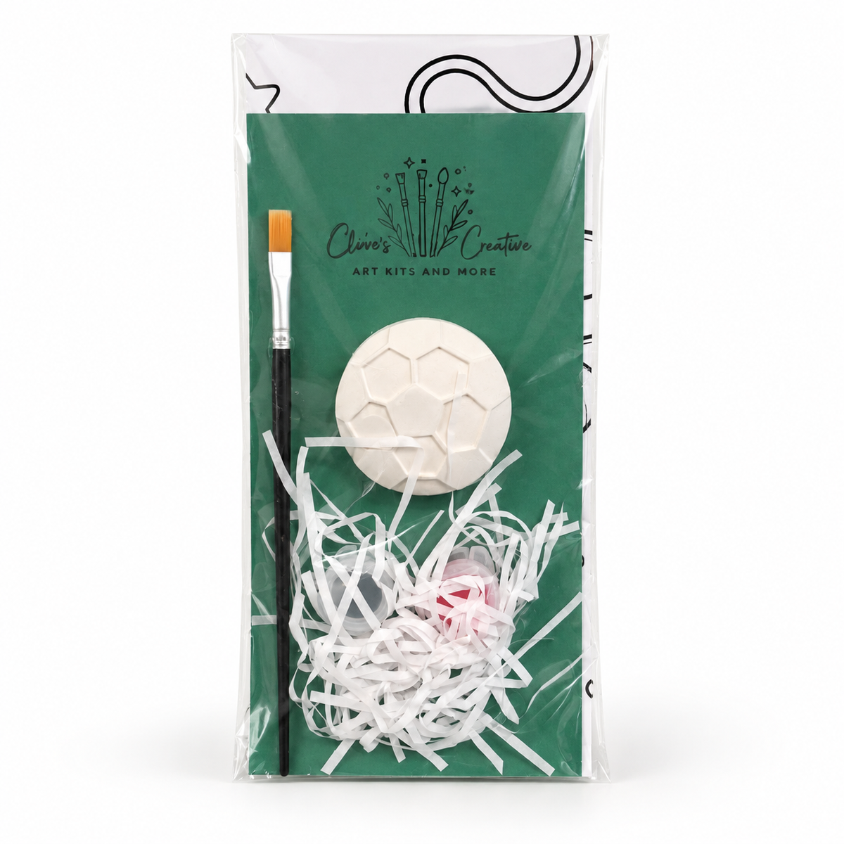 Soccer Ball Paint-Your-Own Plaster Kit by Claire's Creatives