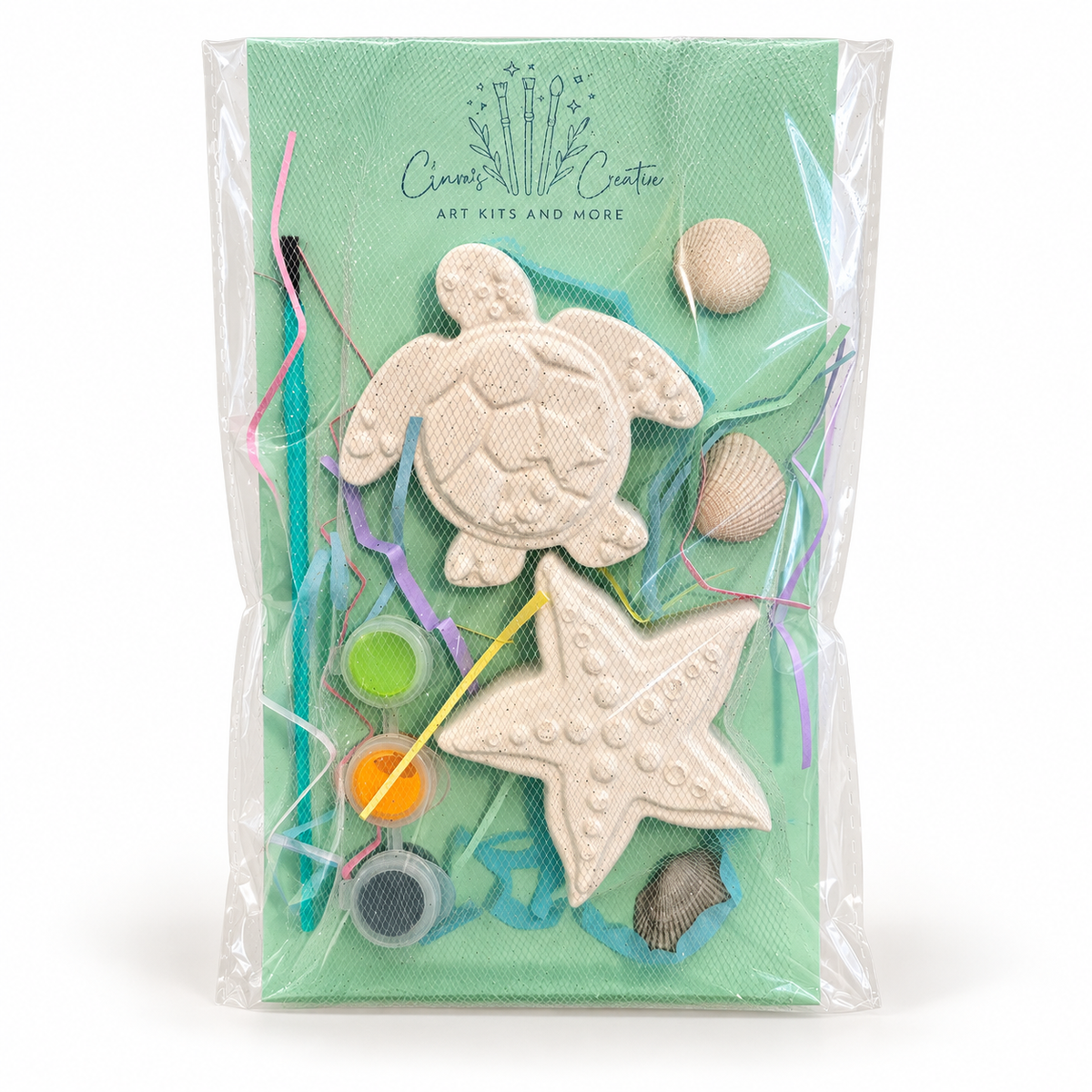 Turtle & Starfish Paint-Your-Own Plaster Kit by Claire's Creatives